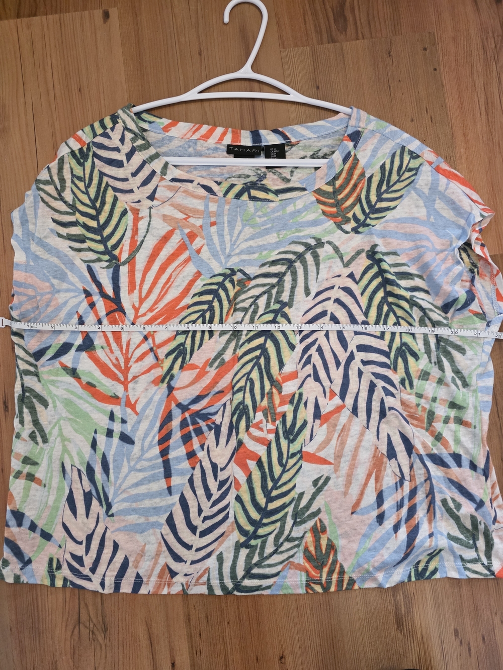Short Sleeve Linen Shirt | SZ Medium - Picture 7 of 8